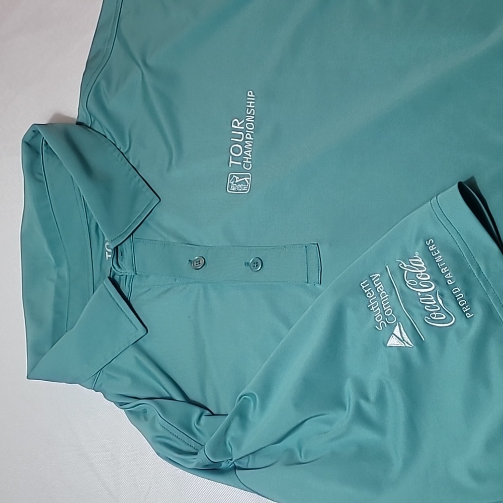 PGA TOUR CHAMPIONSHIP Bobby Jones seafoam green golf polo shirt size 3XL NWOT